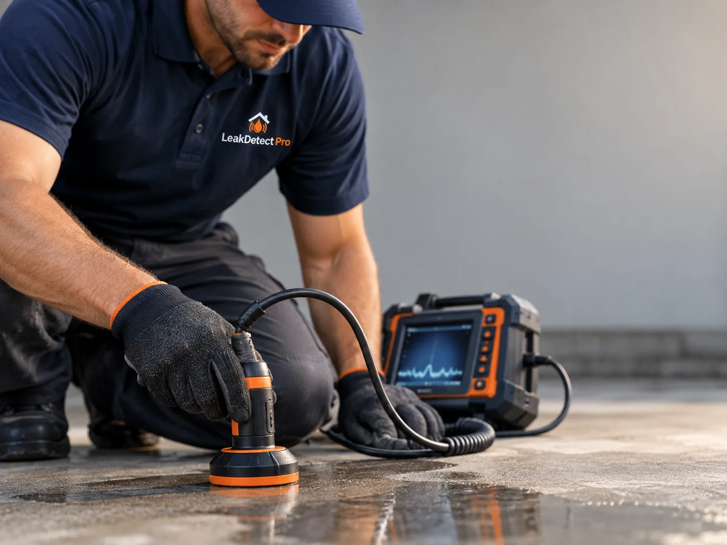 Moisture Detection Test in Little Rock Air Force Base, AR